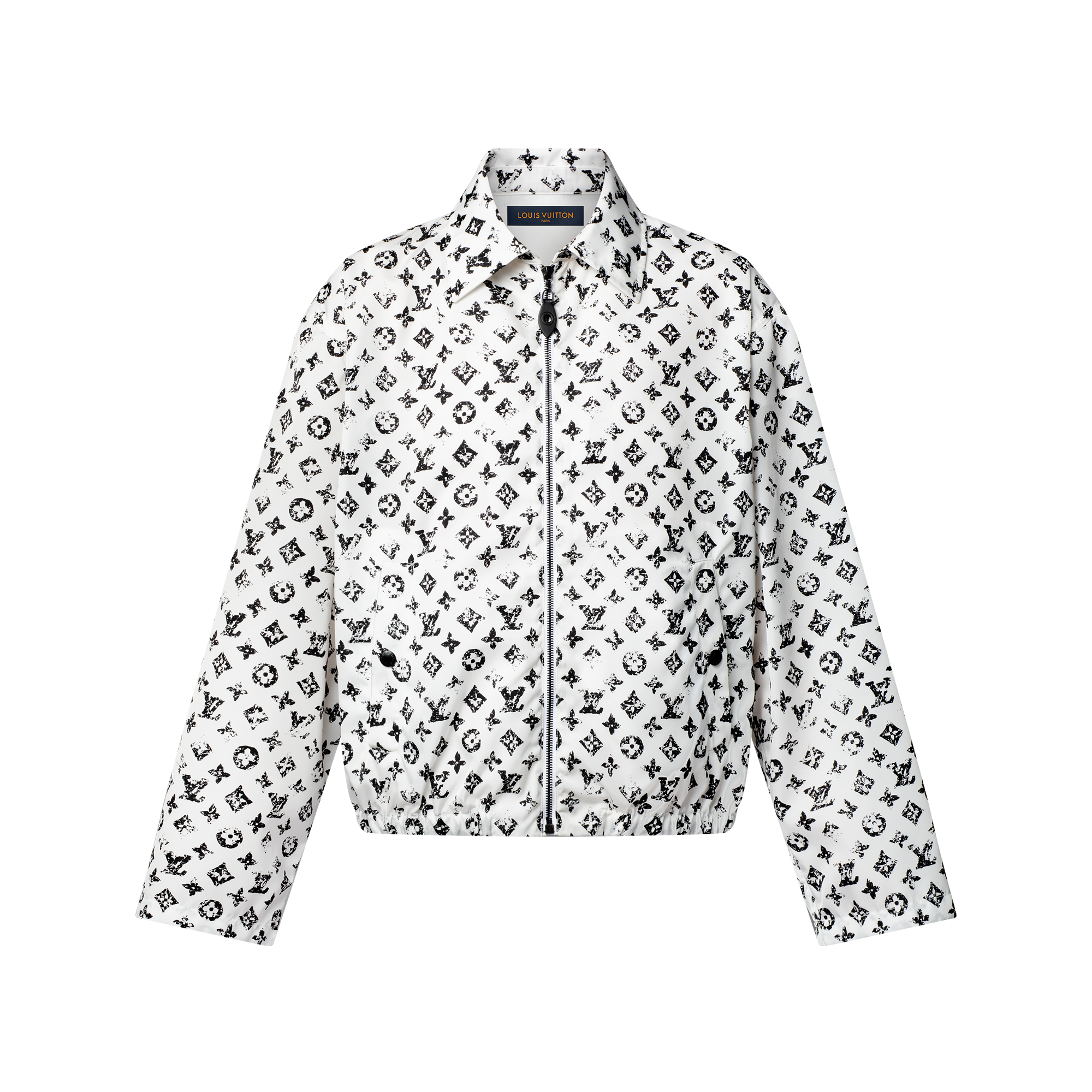 Graphic Monogram Zip-Up Jacket - Luxury White | LOUIS VUITTON
